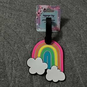Finding your luggage will be easier with this guy- Luggage Tag- Rainbow
